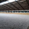 Binnenbaan DressagePro - Toplaagzand & Polyvlokken wit