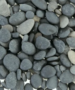 Beach Pebbles Zwart