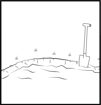 Borderrand kunststof voorbereiding